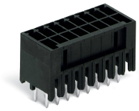 WAGO 713 1405 Male header (standaard) 1735 Totaal aantal polen: 10 Rastermaat: 3.50 Mm Inhoud: 50 stuk(s)