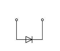 WAGO 769 238/281 410 Diodeklem 5 mm Spanveer Toewijzing: L Grijs 100 stuk(s)