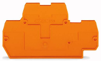 WAGO 870 518 Afsluit  en scheidingsplaat Grijs 100 stuk(s)