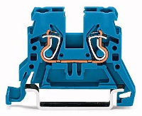 WAGO 870 904 Doorgangsklem 5 mm Spanveer Toewijzing: N Blauw 100 stuk(s)