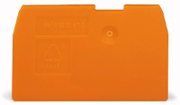 WAGO 870 933 Afsluit  en scheidingsplaat Grijs 100 stuk(s)