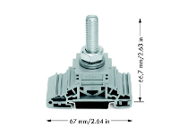 WAGO 885 110 Grijs 20 stuk(s)