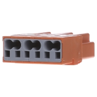 Netstekker WINSTA MIDI Serie (connectoren) WINSTA MIDI Stekker, recht Totaal aantal polen: 3 25 A Oranje WAGO 100 stuks