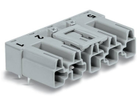 WAGO Netstekker WINSTA MIDI Serie (connectoren) WINSTA MIDI Stekker, inbouw horizontaal Totaal aantal polen: 5 25 A Zwart 50 stuks