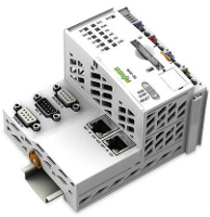 WAGO PFC200 CS 2ETH RS CAN DPM PLC controller 750 8208 1 stuk(s)