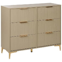 WALCOTT   Ladekast met 6 lades   Beige   MDF