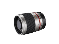 Walimex Pro Teleobjektiv silber Telelens f/1   6.3 300 Mm