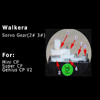 Walkera Servo Gear For Mini Cp/super Cp/genius Cp V2