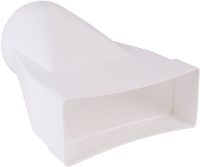 Wallair N15865 Vlakkanaal ventilatiesysteem 150 Verloopstuk rond/plat