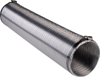Wallair N51824 Flexibele ventilatiebuis Aluminium (Ø x l) 12.5 Cm x 2.5 M Zilver