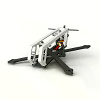 WalleFPV Lightning3 112mm wielbasis 3 inch framekit compatibel met analoge / DJI O4 luchtunit voor DIY RC FPV race drone