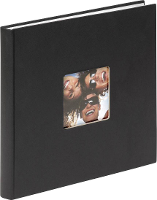 Walther+ design FA 205 B Fotoalbum (b x h) 26 cm x 25 cm Zwart 40 bladzijden