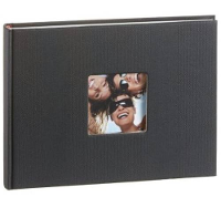 Walther+ design FA 207 B Fotoalbum (b x h) 22 cm x 16 cm Zwart 40 bladzijden