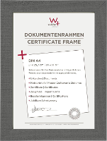 Walther+ design HO130D Wissellijst Papierformaat: DIN A4 Grijs