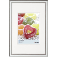 Walther+ design KP050S Wissellijst Papierformaat: 28 x 35 cm (b x h) 40 cm x 50 cm Zilver