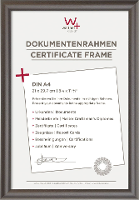 Walther+ design KP130D Wissellijst Papierformaat: DIN A4 Antraciet
