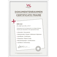 Walther+ design KV130W Wissellijst Papierformaat: DIN A4 Wit