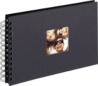 Walther+ design SA 109 B Ringbandalbum (b x h) 25 cm x 17 cm Zwart 40 bladzijden
