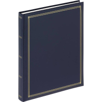 Walther+ design SK 124 L Fotoalbum (b x h) 26 cm x 30 cm Blauw 30 bladzijden