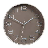 Wandklok Camille   beige   Ø30,5 cm   Leen Bakker