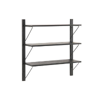 Wandmeubel Halle   zwart   83x80,2x26 cm   Leen Bakker