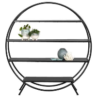 Wandmeubel Kick   zwart   140x135x32 cm   Leen Bakker