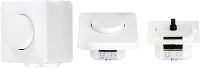 CasaFan WS 2,5 A/U Wandtrafo voor plafondventilator Crème wit