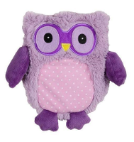 Warmies Magnetronknuffel Uil Lila 23cm