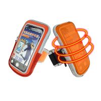 WARMSPACE Elektrische Verwarmde Mobiele Telefoon Warme Hoes met Lanyard, USB Elektrische Verwarmings Telefoon Warme Tas