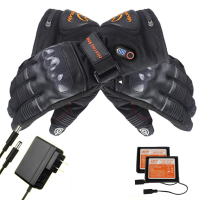 WARMSPACE Outdoor Elektrische Verwarmde Handschoenen Motor Winter Jacht Warm Waterdicht Lithium Batterij Intelligent Zel