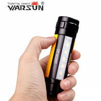 Warsun H006 Q5 400lm Magnet Ring Mini Led Flashlight Yellow 18650