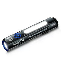 WARSUN Oplaadbare Zaklamp 1900 Lumen 5000 mAh Super Fel Magnetische Zaklamp Krachtige Hand held LED Draagbare Waterdicht