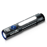 WARSUN Oplaadbare Zaklamp 1900 Lumen 5500 mAh Super Heldere Magneet Zaklamp Krachtige Handheld LED Draagbare Waterdichte
