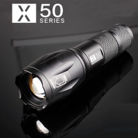 Warsun X50 T6 10w 700lm 18650 White Light Zoomanle Led Flashlight+18650