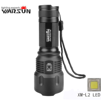 Warsun X50 Xm L2 3modes 1200lm Zoomable Led Flashlight