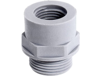 Wartel Uitbreiding Pg11 Pg13.5 Polyamide Lichtgrijs (ral 7035) Lappkabel Skindicht Eku Pg 11/13,5 50 Stuks