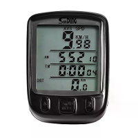 Waterdichte LCD display Fietscomputer Odometer Snelheidsmeter met Groene Achtergrondverlichting fietscomputer fiets