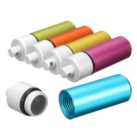 Waterproof Aluminum Medicine Pill Capsule Case Bottle Holder Container Travel