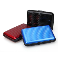 Waterproof Aluminum Metal Business Credit Card Holder Case Wallets