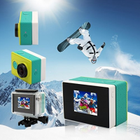 Waterproof Case Lcd Display Backup Battery Accessories Set For Xiaomi Yi Soprts Camera