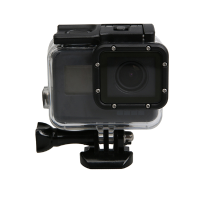 Waterproof Housing Case With Tough Screenn Back Door Cover For Gopro Hero 5 Black