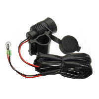 Waterproof Motorcycle Cigarette Lighter 12v Power Socket Panel Mount