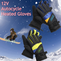 Waterproof Motorcycle Warming Heated Gloves Dc 12v Riding Sports Warming Winter Heating Gloves
