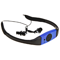 Waterproof Sport Rechargeable In Ear Headphone Mp3 Player Fm Radio