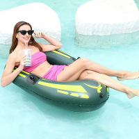 WaveRite 120*70 Verdikte Enkel Opblaasbare Boot PVC Opblaasbare Zwemband Float ideaal voor water, zwembad, strand en fee