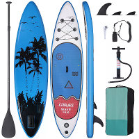 WaveRite 320*80*15cm Opblaasbaar Stand Up Paddle Board Surfboard Complete Paddleboard Accessoires Verstelbare Paddle,Pom