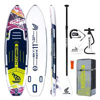 WaveRite 335*86*15CM Opblaasbare Stand Up Paddle Board Ultra Light SUPBoard Brede Stabiliteit Voor Solo 2+1 Familieboard