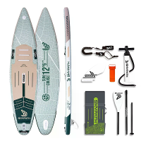 WaveRite 381*84*15CM Opblaasbaar Stand Up Paddle Board Voetpedaalontwerp Laadcapaciteit tot 200kg Ultra Light SUPBoard V