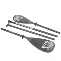 [EU Direct] AQUA MARINA Aluminium kano/peddel voor kano Peddel met 3/4 delig aluminium schacht van 29 mm Versterkte PP /