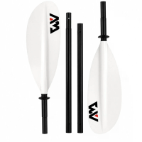 [EU Direct] AQUA MARINA Kayak Peddel 4 delig 230 240 cm Aluminium Glasvezel shaft PP PC Blad Ergonomische Greep Corrosie